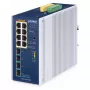 Switch gestito PLANET IP30 8 porte L2/L4 Gigabit Ethernet alluminio blu