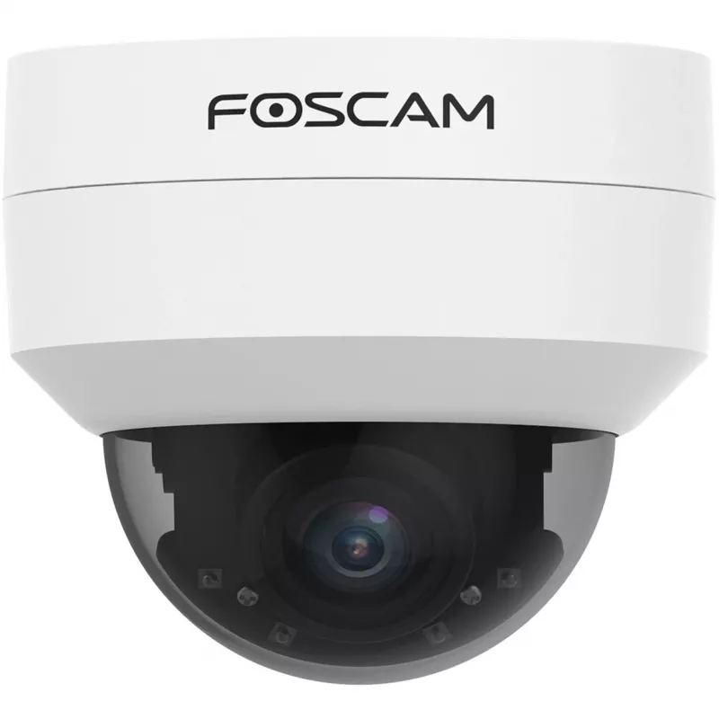 Foscam D4Z telecamera di sorveglianza IP per esterni, 4 MP, 1536p, Wi-Fi AC, LAN, bianca