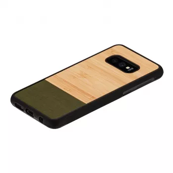 Custodia per cellulare man and wood SmartPhone per Galaxy S10e Bamboo Forest nero
