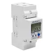 Qoltec 50882 contatore elettronico monofase del consumo energetico per guida DIN | Wi-Fi | TUYA | 230V | LCD