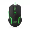 Esperanza MX205 Fighter Mouse gaming destrimani USB Type-A ottico 2400 DPI