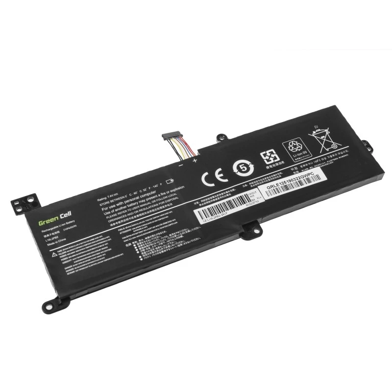 Batteria Green Cell LE125 per Lenovo IdeaPad (7,4 V, 3500 mAh, LiPo, nero)