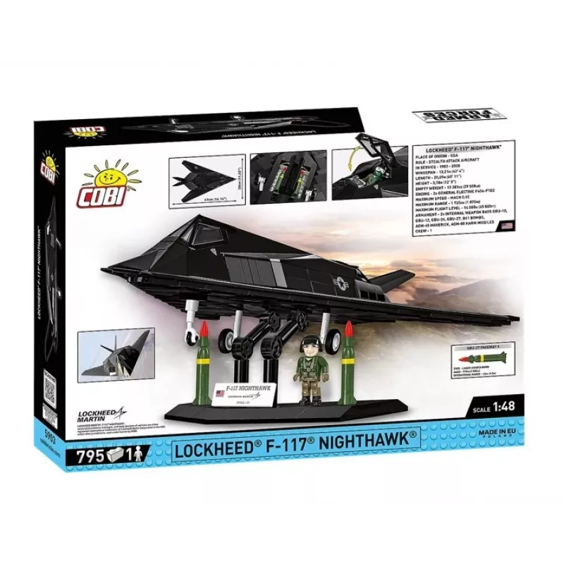 Kit di montaggio Lockheed F-117 Nighthawk (scala 1:48)