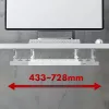 Organizer per cavi Maclean sotto la scrivania, carico max. 5 kg, max. 728 mm, bianco, MC-103 W