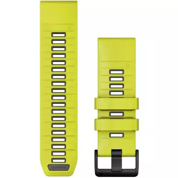 Cinturino Garmin QuickFit 010-13393-08 graphite giallo