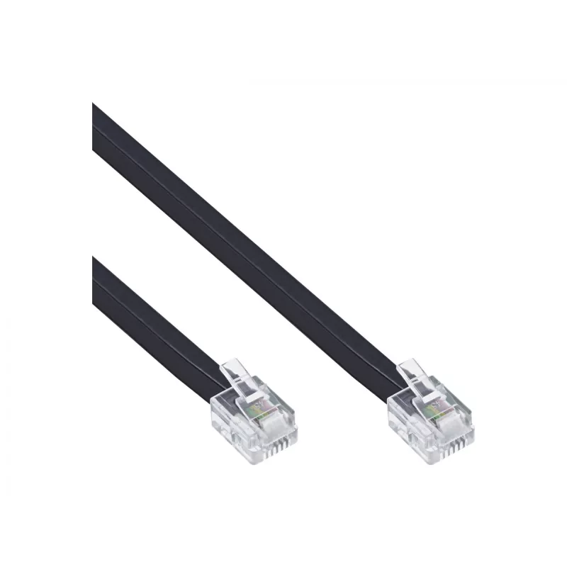 Cavo modulare InLine RJ12 maschio / maschio 6P6C 20m