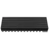 Dissipatore/radiatore Jonsbo M.2-3 grigio nero grigio 24,4 mm 73 mm 9,6 mm