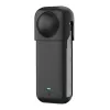 Custodia protettiva in silicone Puluz per Insta360 X4 — nero, design robusto