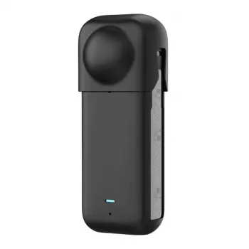 Custodia protettiva in silicone Puluz per Insta360 X4 — nero, design robusto
