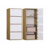 Comodino ALMA rovere artisan/bianco