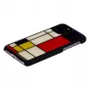 Custodia per smartphone iKins per iPhone 11 Pro Mondrian nero — cover protettiva, guscio rigido, aperture precise