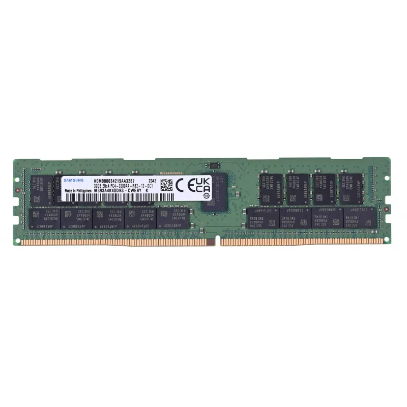 Samsung - DDR4 - modulo - 32GB - DIMM 288-PIN - 3200 MHz / PC4-25600 registrato - ECC (M393A4K40DB3-CWE)