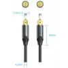Vention cavo audio ottico, intrecciato, 5 m
