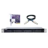 QNAP TL-R400S - array di dischi - 4 vani (SATA-600) - SATA 6Gb/s (esterno) - rack - installabile - 1U