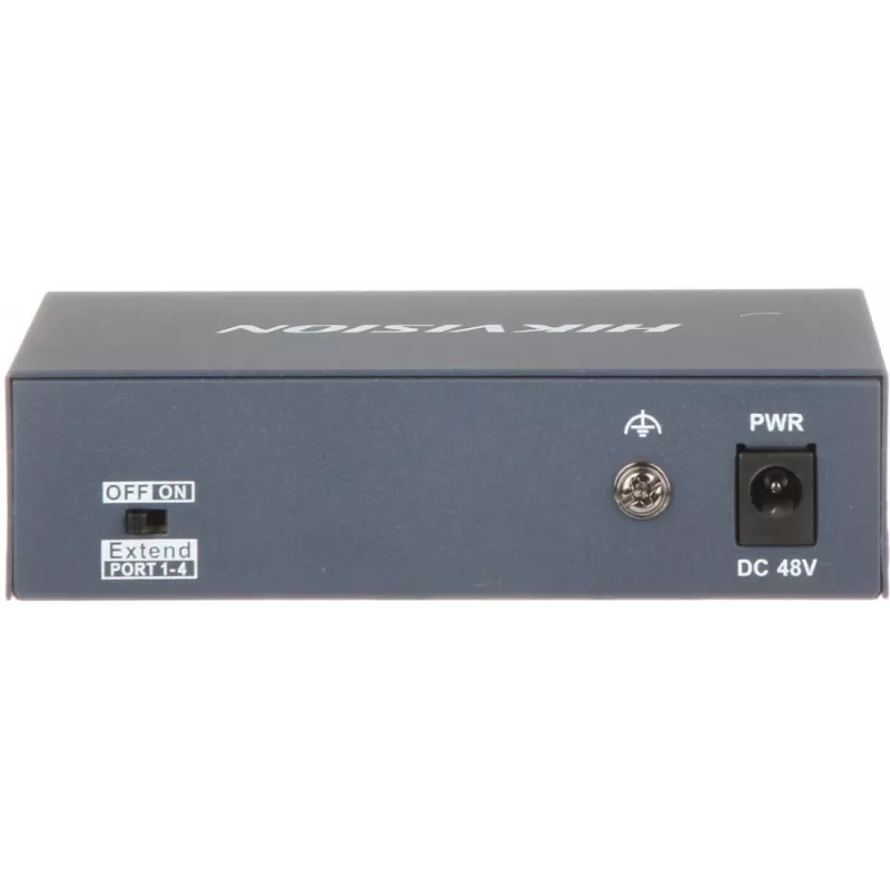 Hikvision DS-3E0105P-E/M(B) switch di rete L2 Fast Ethernet (10/100) Power over Ethernet (PoE) grigio