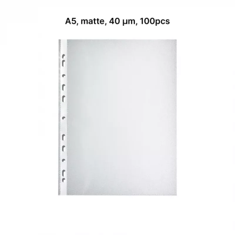 AD Class busta forata Orange Peel A5 40 micr., sacchetto da 100 pezzi