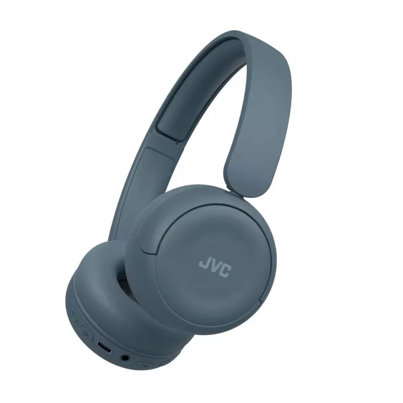 Cuffie JVC HA-S59W — con filo e wireless Bluetooth, supraurali, fascia, 20–20000 Hz, cavo 1,2 m, blu
