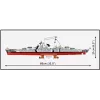 Kit Cobi corazzata Bismarck modello con 3204 pezzi - Cobi CO BI-4860