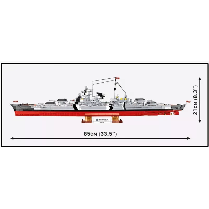 Kit Cobi corazzata Bismarck modello con 3204 pezzi - Cobi CO BI-4860