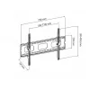MULTIOFFICE supporto LCD per monitor 30-50 AR-18