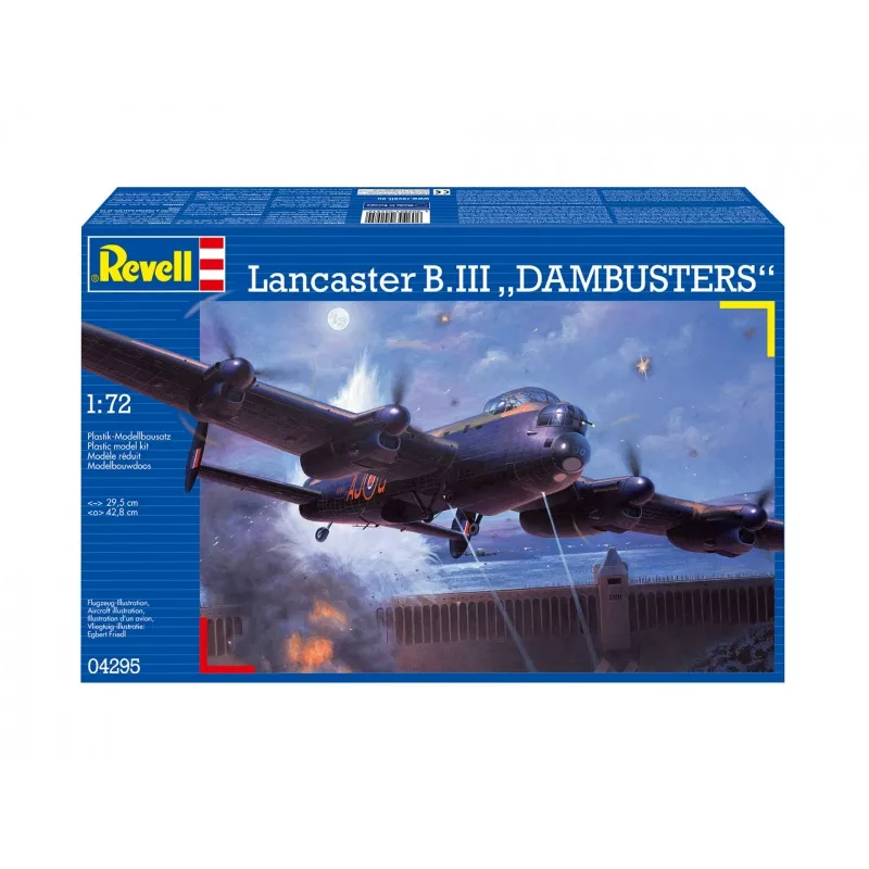 Revell Lancaster B. III Dambusters (04295) scala 1:72 kit modello aereo in plastica