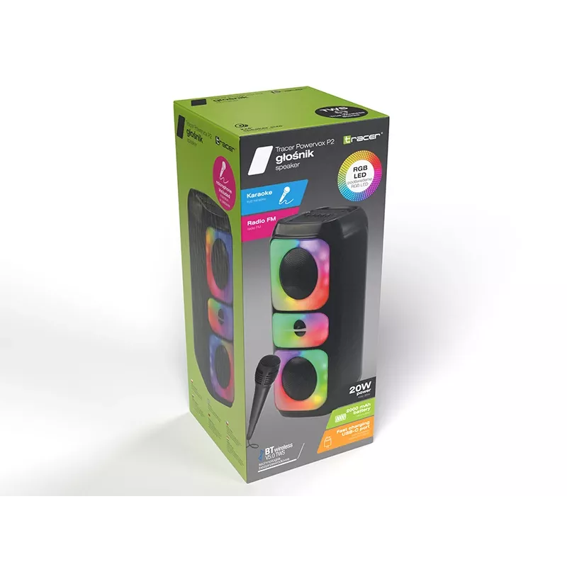 Tracer Powervox P2 cuffie Bluetooth TWS, True Wireless Stereo, modello TRAGLO47688