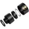 Raccordo HYTE FIT-001 sistema di raffreddamento per computer ottone silicone acciaio nero