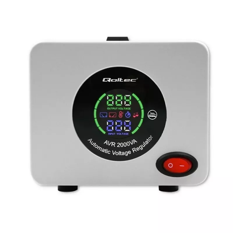 Qoltec 50724 stabilizzatore automatico di tensione AVR 2000VA