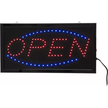 Insegna LED EUROLITE OPEN 80500303 – insegna Open illuminata, design classico