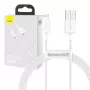 Baseus CALYS-A02 cavo per cellulare bianco 1 m USB A Lightning