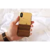 Custodia per smartphone man and wood per iPhone X/XS – modello mare, nero
