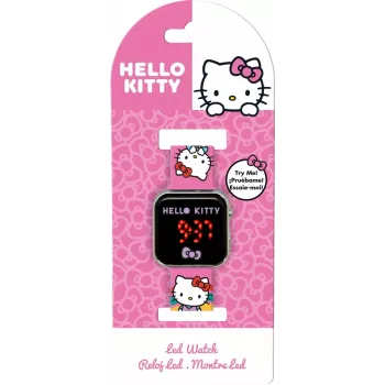 Orologio digitale LED jono toys Hello Kitty HK50201 — orologio da polso per bambini, indicazione LED dell'ora