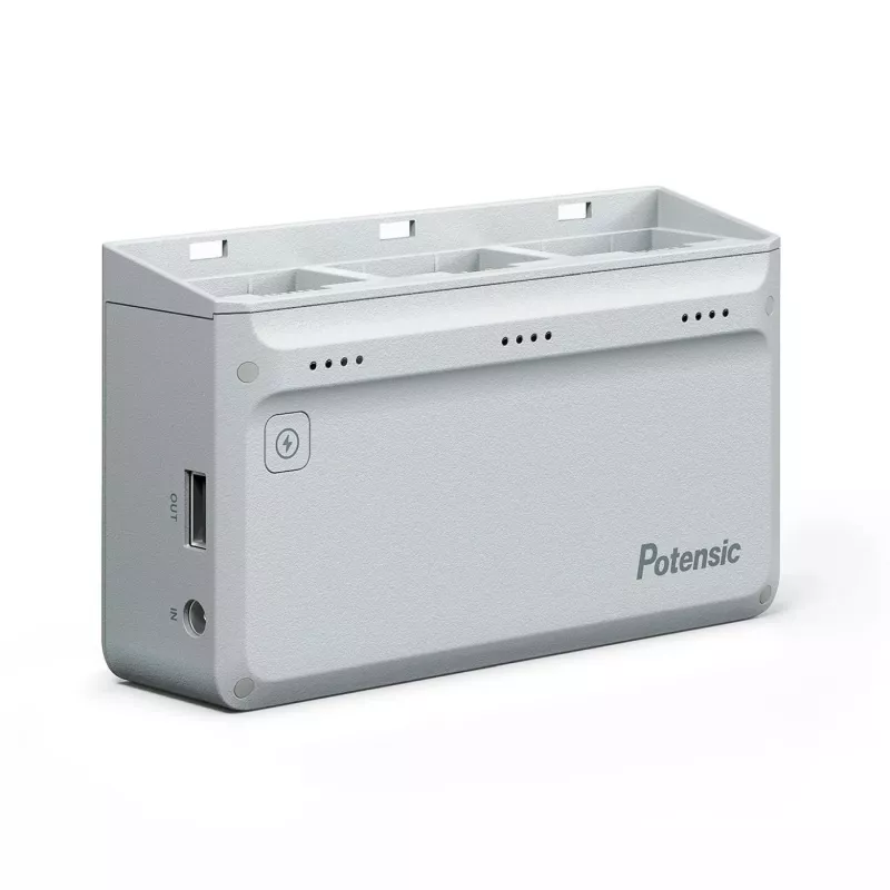 POTENSIC ATOM hub di ricarica con 2 batterie e 1 caricabatterie rapido