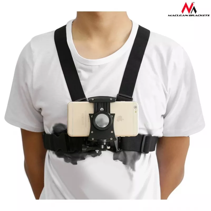 Supporto a fascia toracica porta cellulare e fotocamera sport MC-773