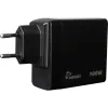 Caricabatterie PD INTER-TECH PD-3100 100W USB-C nero alimentatore rapido