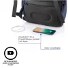 Zaino per il tempo libero XDDESIGN Bobby Soft con scomparto laptop 15,6 inch, 16 l, blu navy, PET