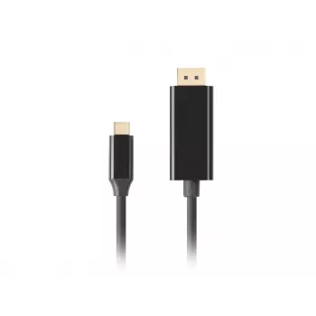Adattatore per cavo video LANBERG CA-CMDP-10CU-0030-BK, 3 m, USB Type-C a DisplayPort, supporto 4K@60Hz/144Hz
