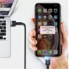Cavo dati USB-Lightning Tellur 1,2 m in nylon intrecciato nero