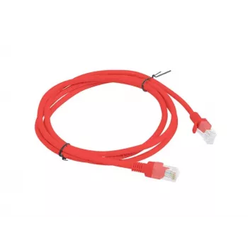 Cavo patch di rete LANBERG Cat.5e UTP 1,5 m, rosso, conduttore CCA, 26 AWG, 100 MHz