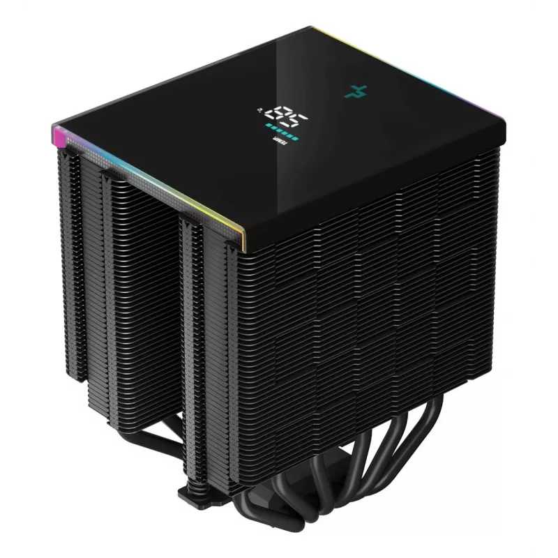 Dissipatore ad aria per processore DeepCool AK620 DIGITAL 12 cm nero 1 pezzo