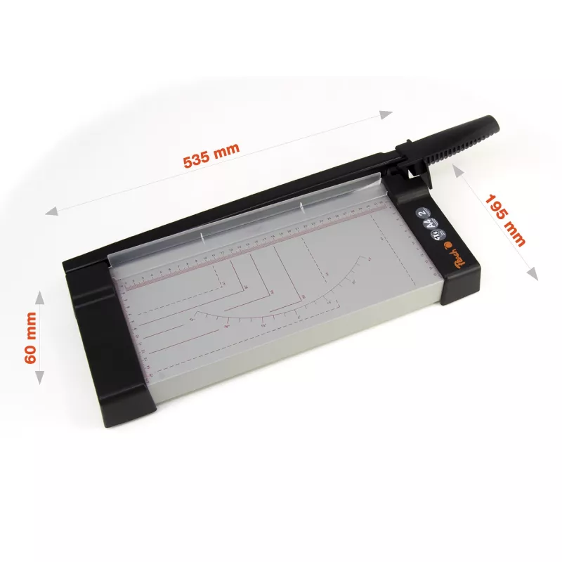 Peach PC300-01 taglierina a leva per carta A4, in alluminio