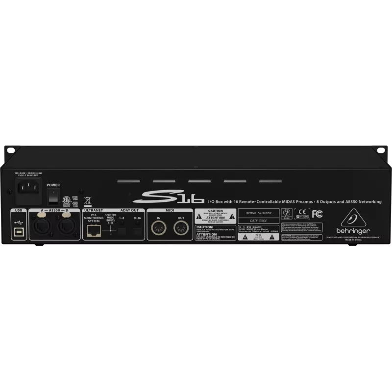 Behringer Digital Snake S16 modulo audio
