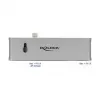 Docking station DeLOCK Dual USB Type-C con HDMI USB 3.2 SD PD 3.0