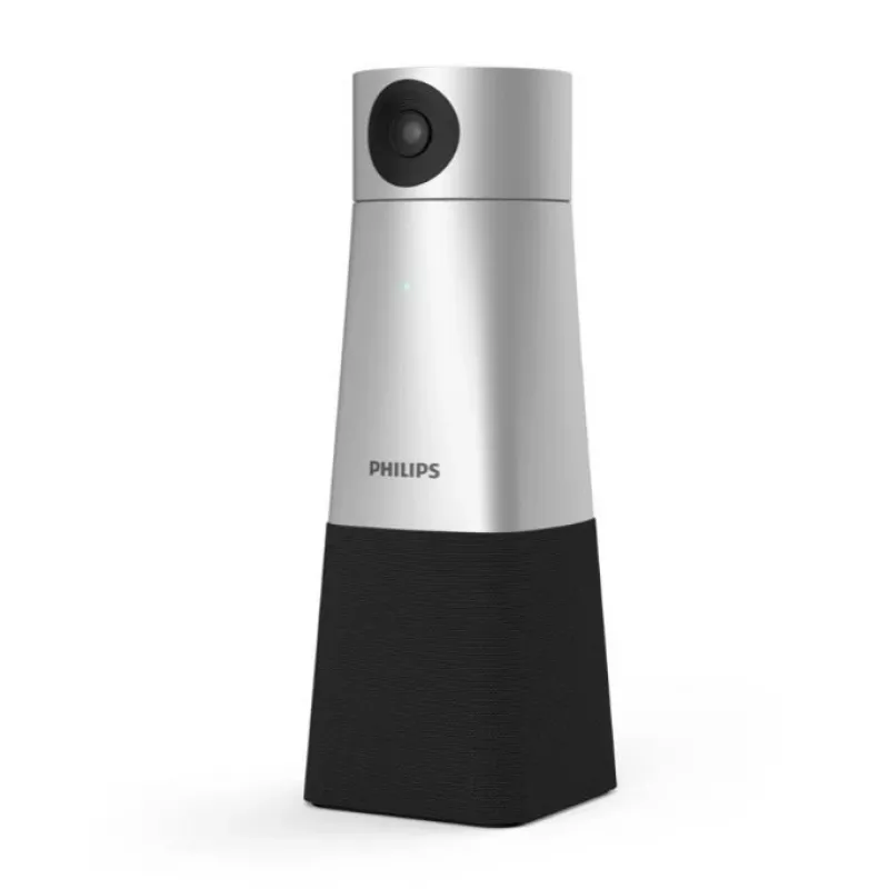 Philips PSE0550 SmartMeeting videocamera per videoconferenza 4K portatile con microfono integrato, 30 fps, USB, nero/argento