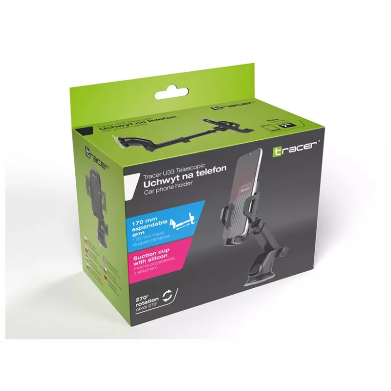 Supporto passivo Tracer TRAUCH46871 per cellulare/smartphone nero