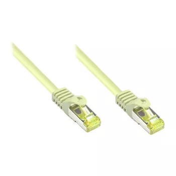 Cavo patch RJ45 con cavo Cat.7 e protezione anti-piegamento (RNS®), S/FTP, PiMF, senza alogeni, 600MHz, OFC, grigio, 1,5m, Good Connections® (8070R-015)