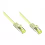 Cavo patch RJ45 con cavo Cat.7 e protezione anti-piegamento (RNS®), S/FTP, PiMF, senza alogeni, 600MHz, OFC, grigio, 1,5m, Good Connections® (8070R-015)