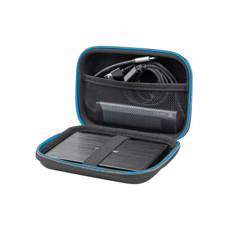 NATEC Krill 2 Custodia da viaggio organizer per HDD/SSD/accessori/cavi nero