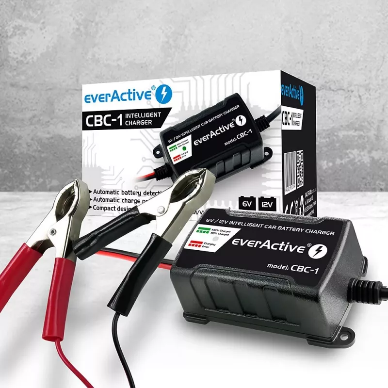 Caricabatterie per auto everActive CBC1 6V/12V