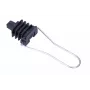 Supporto per cavi in fibra ottica Extralink 1F diametro massimo fascio 2,9 mm nero acciaio